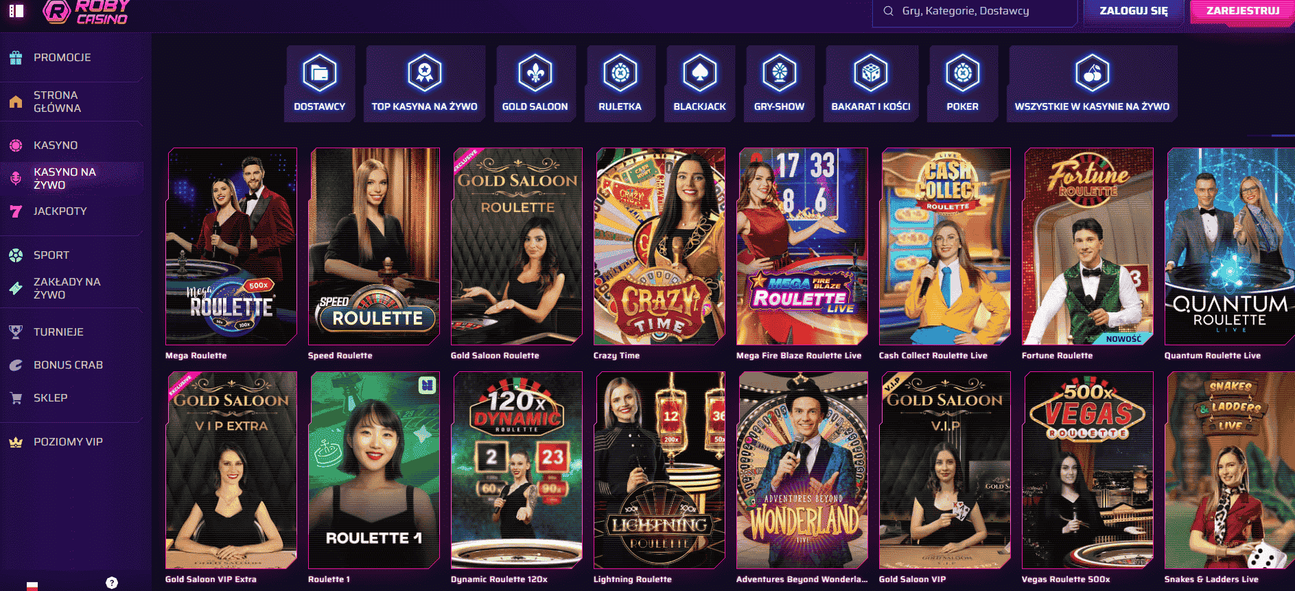 gry w roby casino